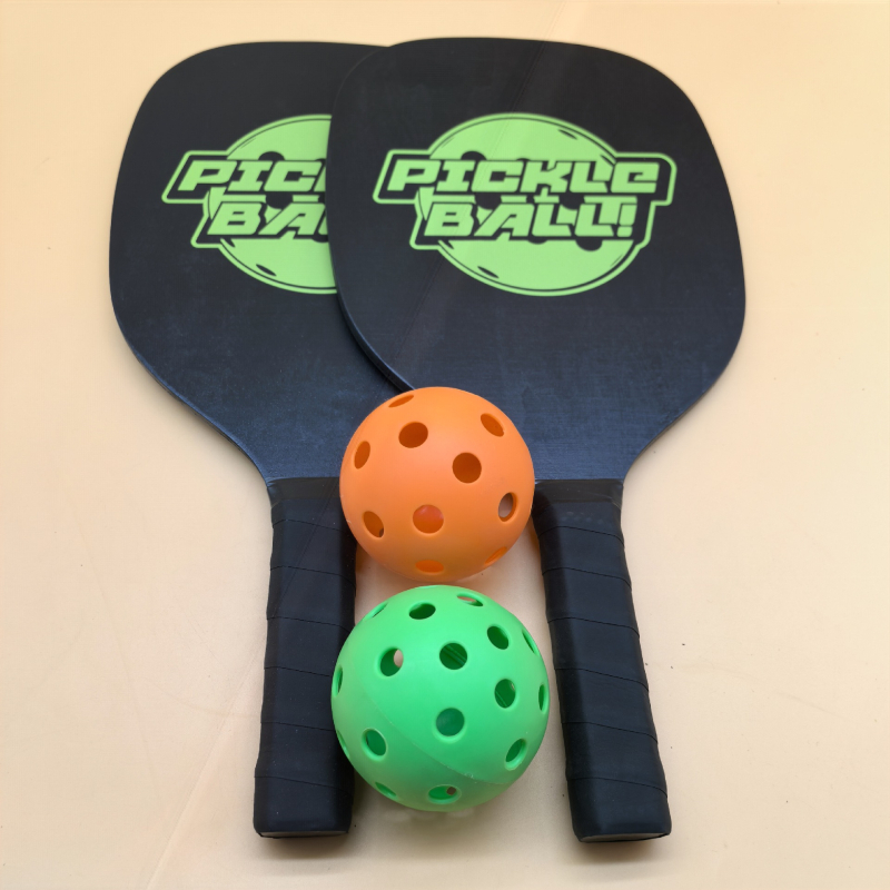 Drveni set pickleball reketa za početnike — Oulite, 530 g, drvo