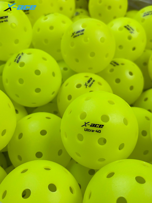 X-Ace pickleball lopta | 40 rupa | LLDPE | 26 g