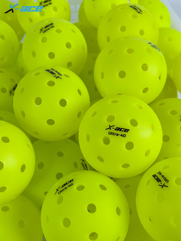 X-Ace pickleball lopta | 40 rupa | LLDPE | 26 g