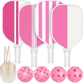 Raketa za pickleball od karbonskih vlakana, jednokomponentna konstrukcija, s dvobojnim gradijentom boja