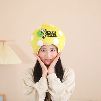 Κεφαλική καλύπτρα από plush σε σχήμα σφαίρας – αξεσουάρ φωτογράφισης, προσαρμοζόμενη κατά σχέδια, γέμισμα PP βαμβάκι, κοντό plush ύφασμα