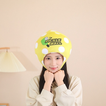 Κεφαλική καλύπτρα από plush σε σχήμα σφαίρας – αξεσουάρ φωτογράφισης, προσαρμοζόμενη κατά σχέδια, γέμισμα PP βαμβάκι, κοντό plush ύφασμα