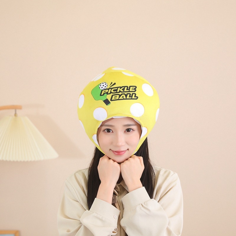 Κεφαλική καλύπτρα από plush σε σχήμα σφαίρας – αξεσουάρ φωτογράφισης, προσαρμοζόμενη κατά σχέδια, γέμισμα PP βαμβάκι, κοντό plush ύφασμα