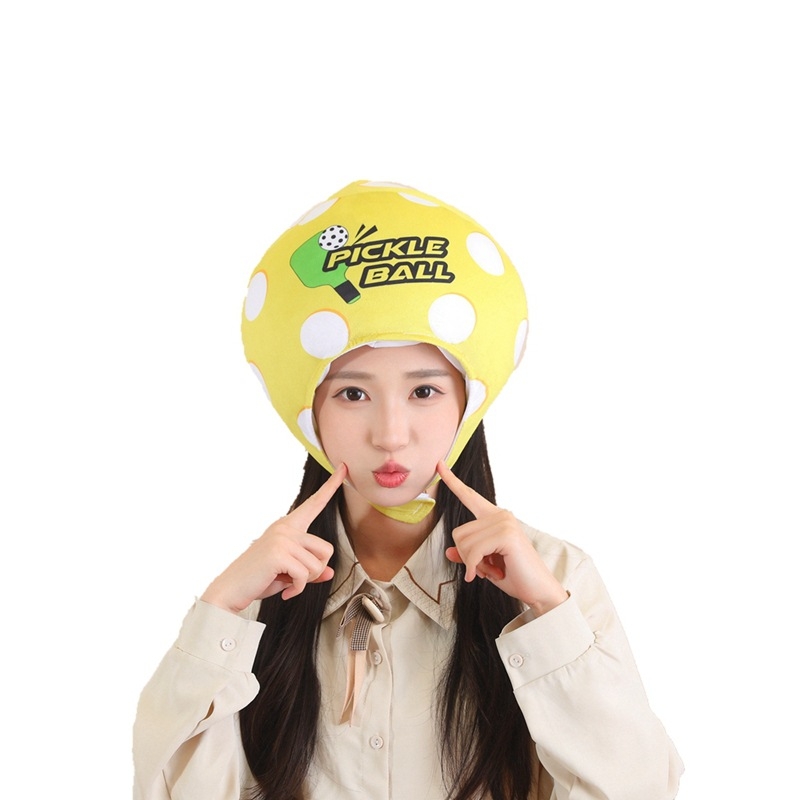 Κεφαλική καλύπτρα από plush σε σχήμα σφαίρας – αξεσουάρ φωτογράφισης, προσαρμοζόμενη κατά σχέδια, γέμισμα PP βαμβάκι, κοντό plush ύφασμα