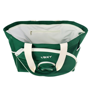 Ūdensnecaurlaidīga neilona soma pickleball ar pielāgotu logotipu, piemērota badmintonam un tenisam — daudzfunkcionāla sporta soma