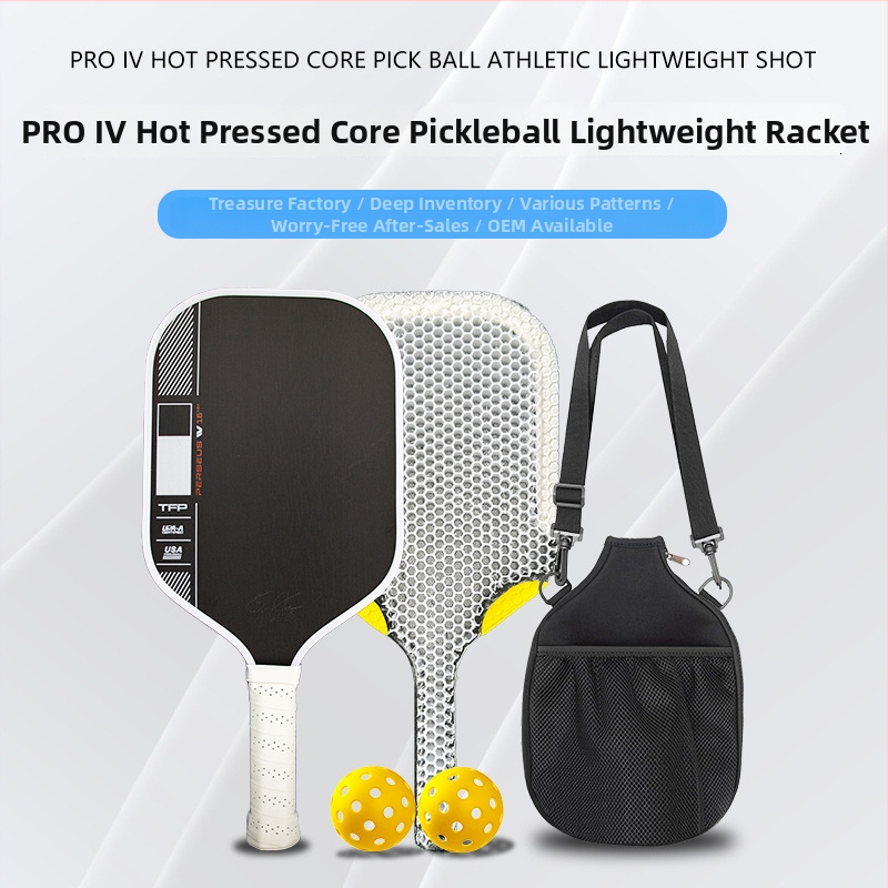 пикълбол ракета – въглеродни влакна, Gen4T700 вътрешно ядро, пресована при висока температура, тегло 230 g, издръжлива