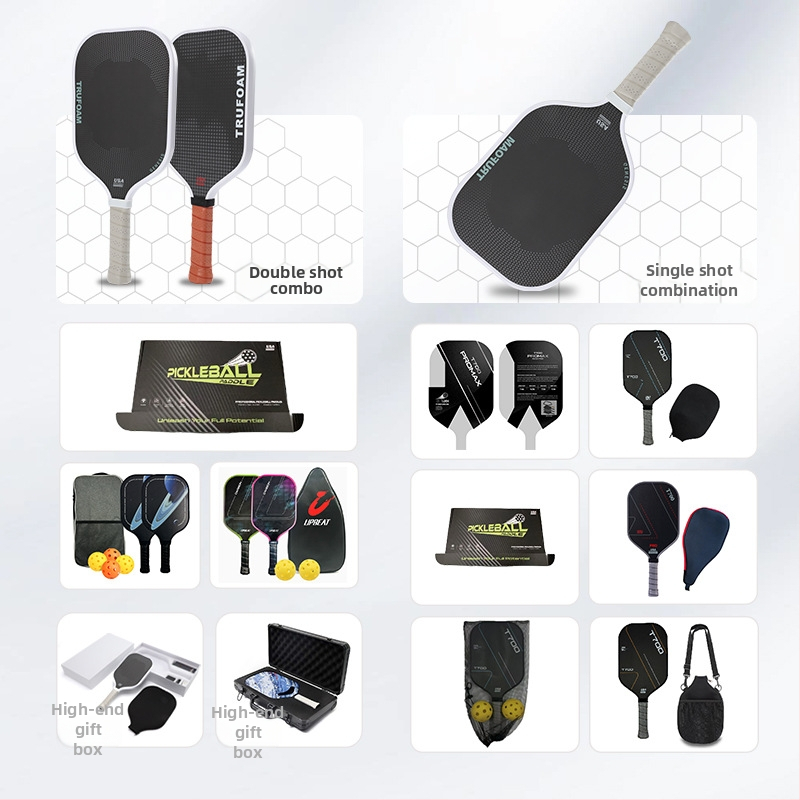 пикълбол ракета – въглеродни влакна, Gen4T700 вътрешно ядро, пресована при висока температура, тегло 230 g, издръжлива