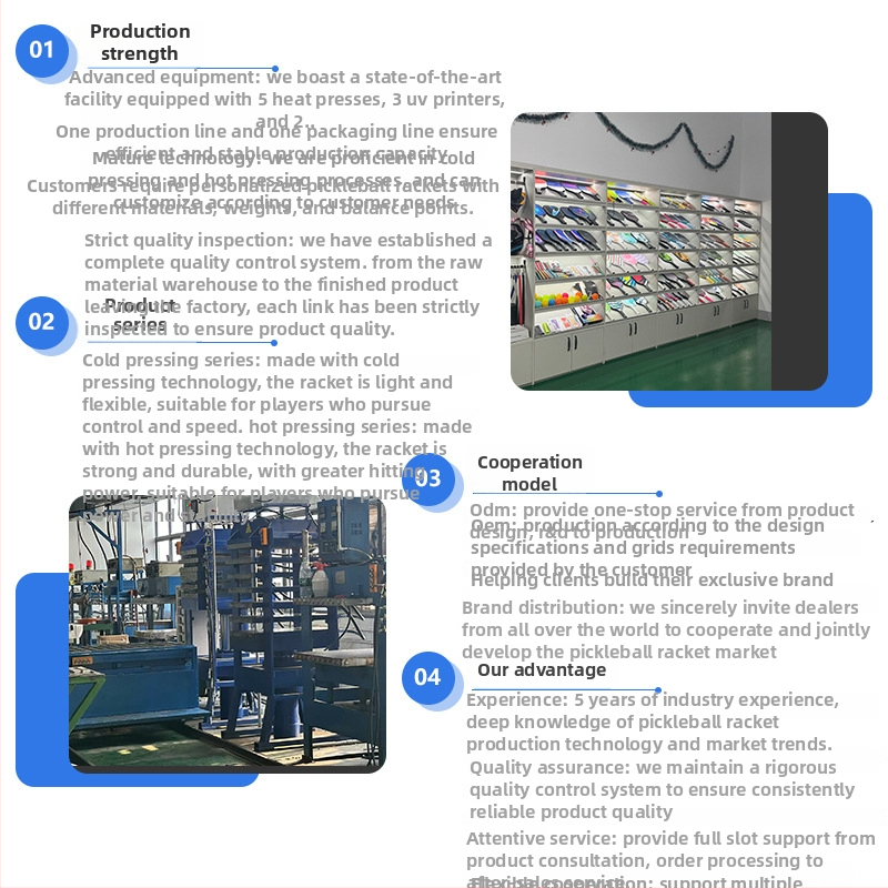 пикълбол ракета – въглеродни влакна, Gen4T700 вътрешно ядро, пресована при висока температура, тегло 230 g, издръжлива