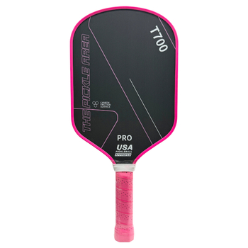 Pickleball paddle от въглеродни влакна, по-голяма зона за удар, дебелина 16 cm, тегло 225 g