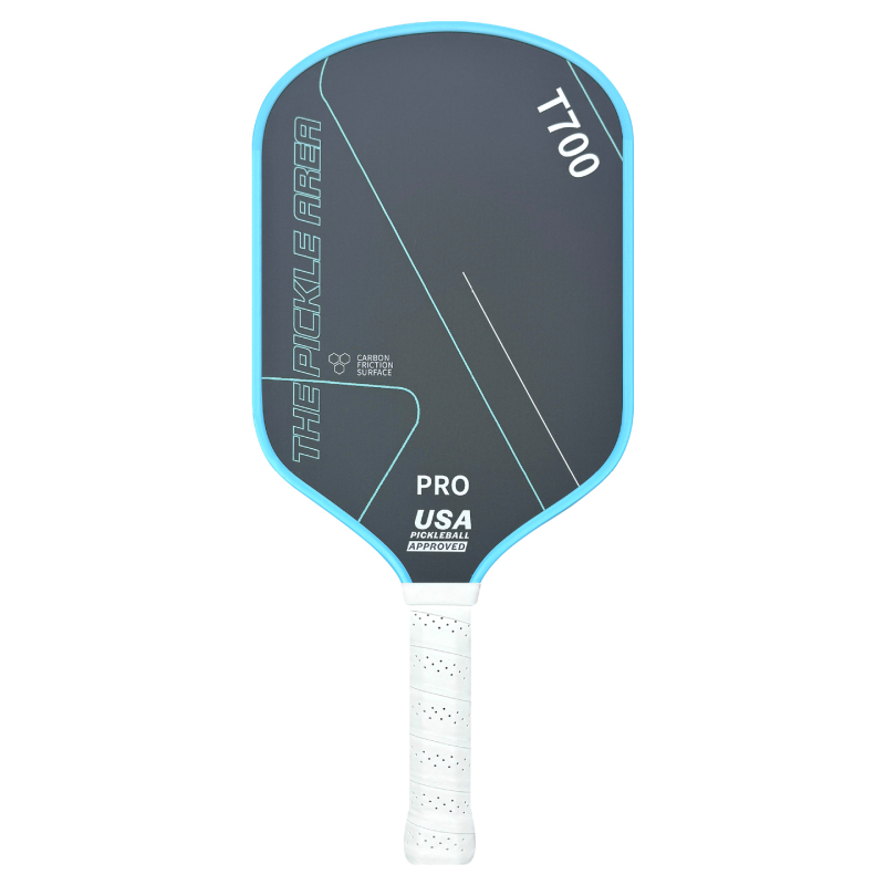 Pickleball paddle от въглеродни влакна, по-голяма зона за удар, дебелина 16 cm, тегло 225 g