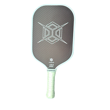 Pickleball ракета от Кевлар и карбонови влакна, горещо пресована с матова повърхност, тегло 235 g, дължина на дръжката 125 mm, Sichuan Jun