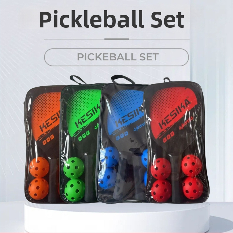Set reketa za stolni tenis: 2 reketa i 4 lopte; materijal osnovne ploče: topola, tip gume: drugi, tip rekete: horizontalni udarac, specifikacije: standardne
