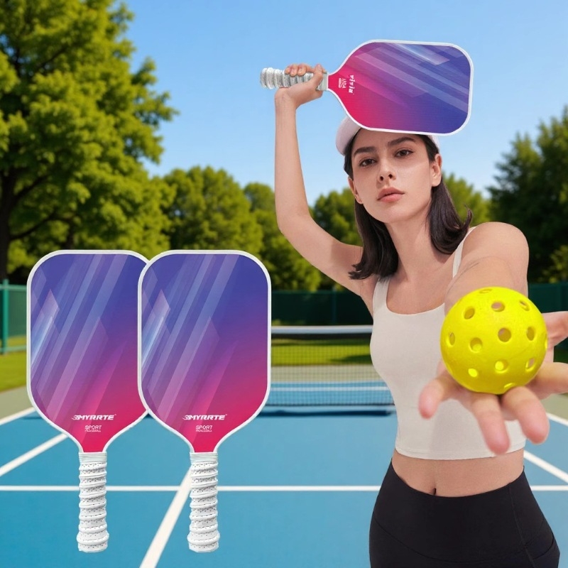 MYRRTE Set pickleball paleta od staklenih vlakana i karbonskih vlakana