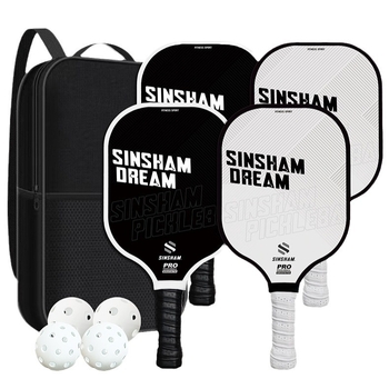 Raketa za pickleball od karbonskih vlakana s prilagođenim stilom slova, težina 215 g