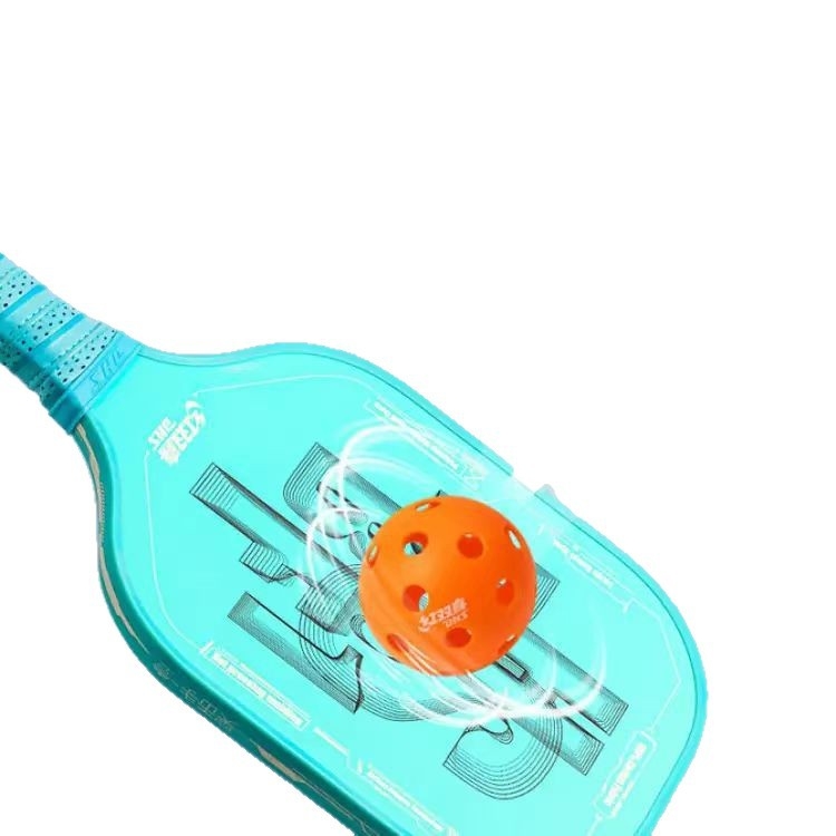 Pickleball reketa Double Happiness, od karbonskih vlakana, težina 245 g