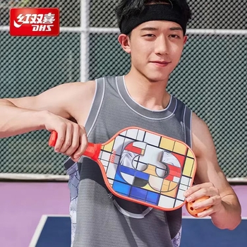 Raketa za pickleball – Double Happiness, konstrukcija od staklenih vlakana, težina 230 g
