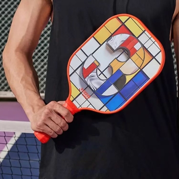 Raketa za pickleball – Double Happiness, konstrukcija od staklenih vlakana, težina 230 g