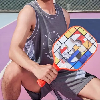 Raketa za pickleball – Double Happiness, konstrukcija od staklenih vlakana, težina 230 g