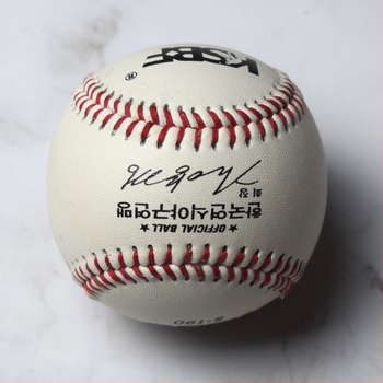 Baseball/softball apmācības bumba no liellopu ādas ar gumijas kodolu