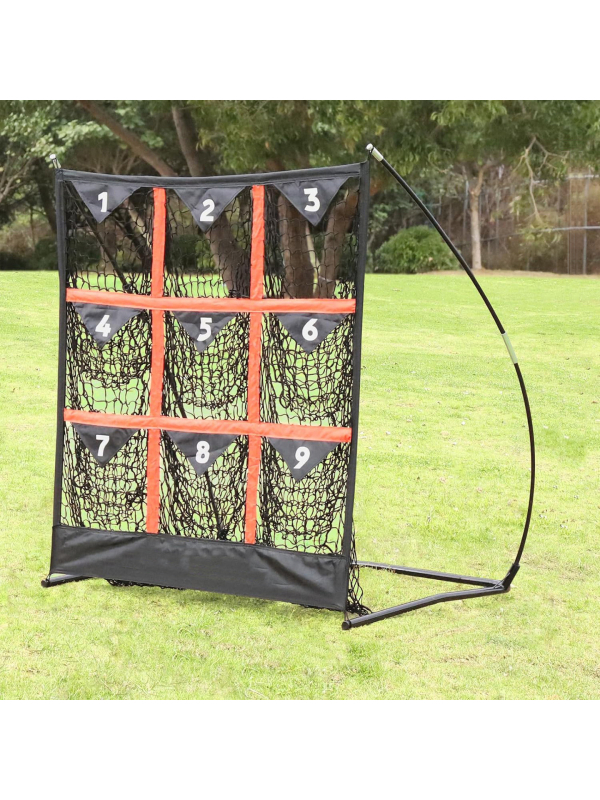 Baseball un softball prakses tīkls mērķa zonai, metieniem, sitieniem un ķeršanai — Zīmols Baths; Materiāls: poliesters; Logo drukāšana: Iespējama; Piemērojamie scenāriji: Fitnesa aprīkojums, Citi bumbu spēles; Kategorija: Beisbols