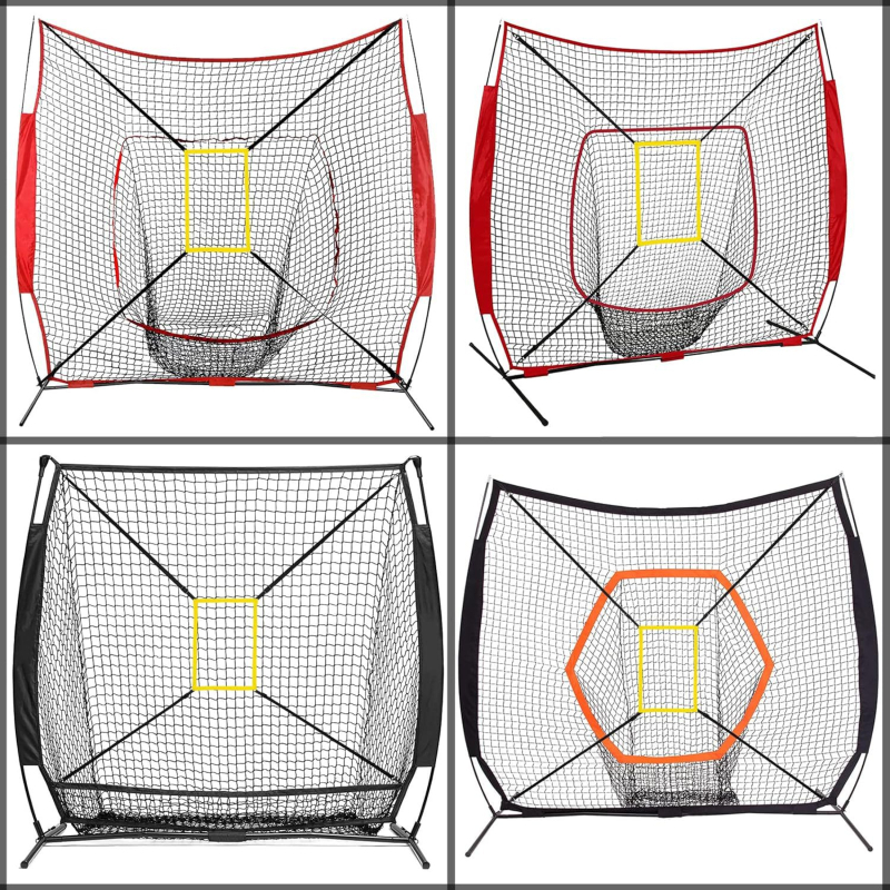 Strike Zone mērķis beisbola/softbola tīklam — poliesters, pielāgošana pieejama, logotipa drukāšana, softball kategorija