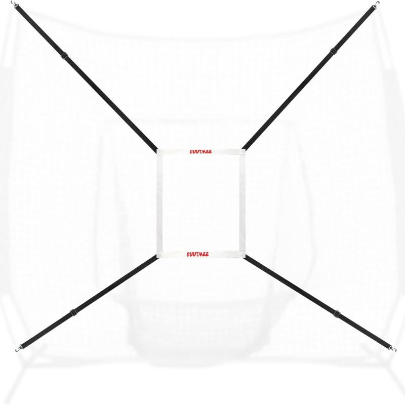 Mreža za trening baseballa/softbola za bacanje i precizno udaranje – Lianda poliester, moguć tisak loga, softball