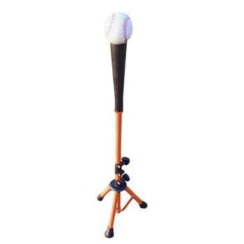 Ārējais beisbola sitiena treniņš ar regulējamu augstumu un T-rāmja statīvu, piemērots beisbolam un softbolam