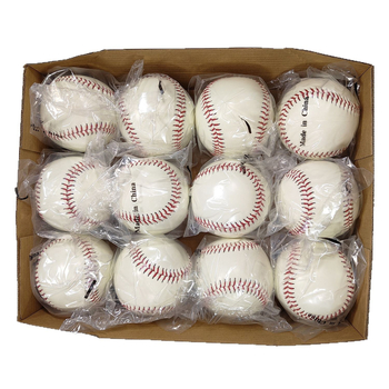 Бейсболна топка за нощна тренировка с люмиращ PVC мек каучук и корково ядро