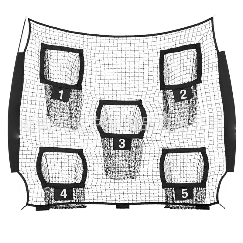Baseball mreža za trening s mogućnošću ispisivanja logotipa; mreža od Tedolon + Oxford tkanina + okvir od željeznih cijevi; prikladno za baseball/softball treninge, fitness i događaje