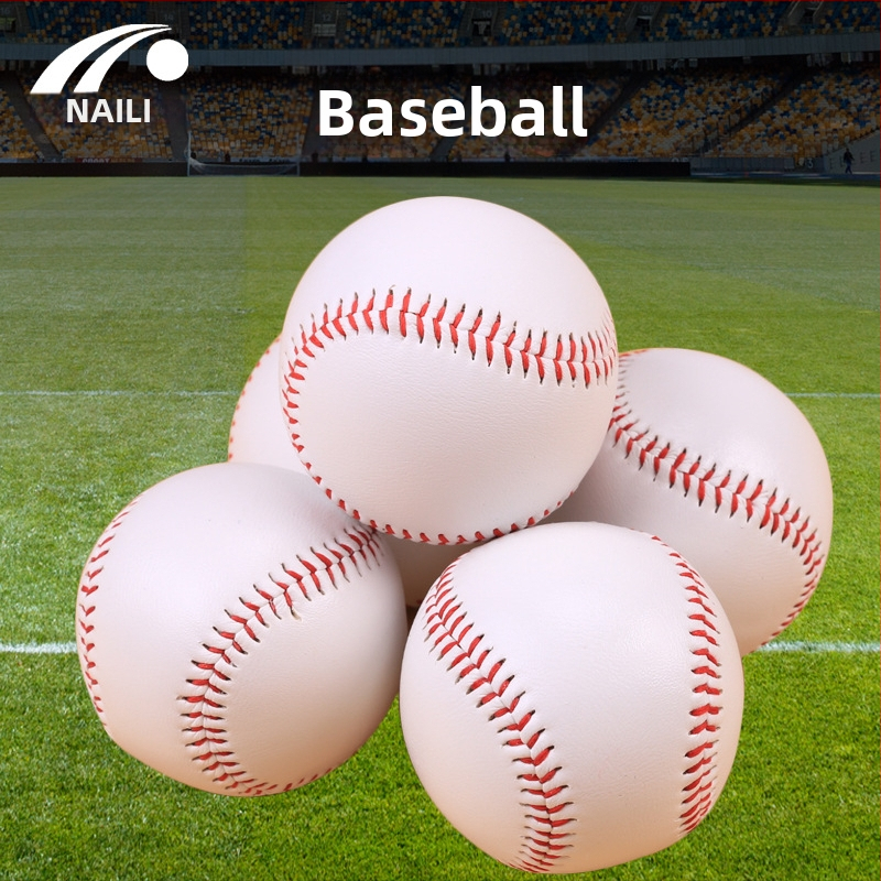 Baseball lopta za trening – Mai Teng brend, Jadro od gume/usitnoga drveta, Prilagodljivo obrađivanje, Otisnuti logotip, Namijenjena baseballu i softballu