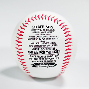 Family Feeling serija baseball s gumom u jezgri, 9 inča, tisk s literama