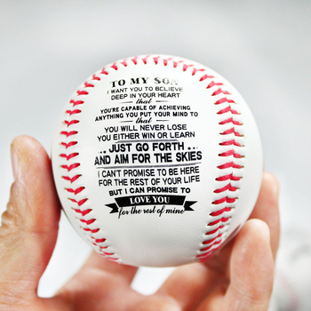 Family Feeling serija baseball s gumom u jezgri, 9 inča, tisk s literama