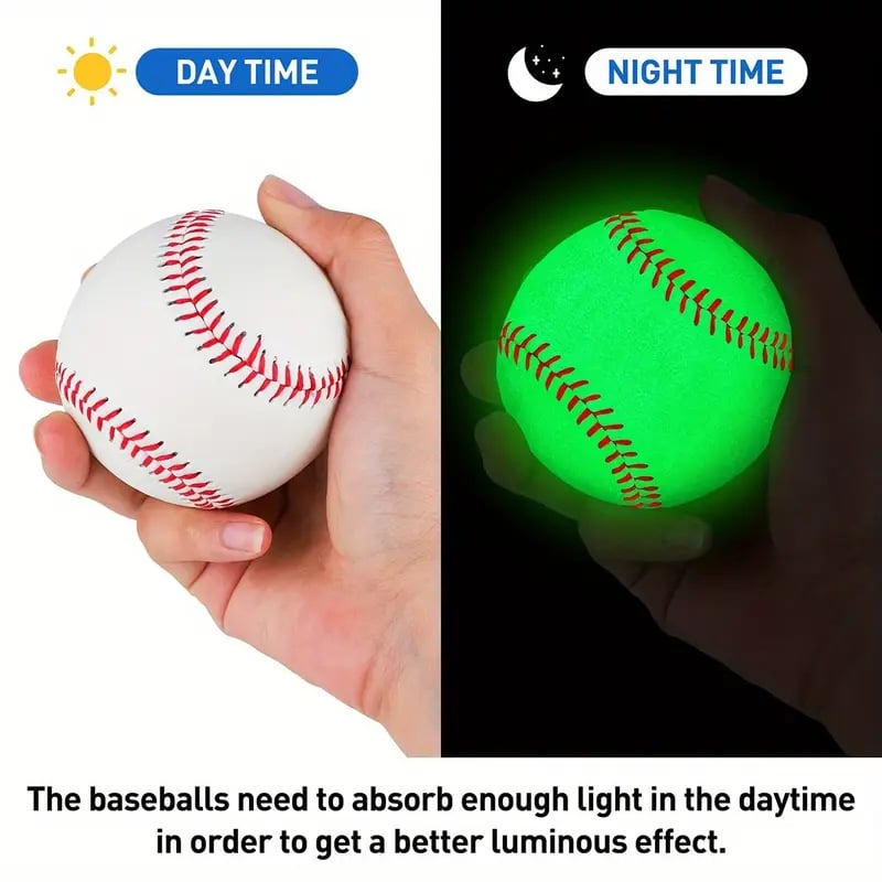 9-inčna svjetleća PVC lopta za baseball/softball trening