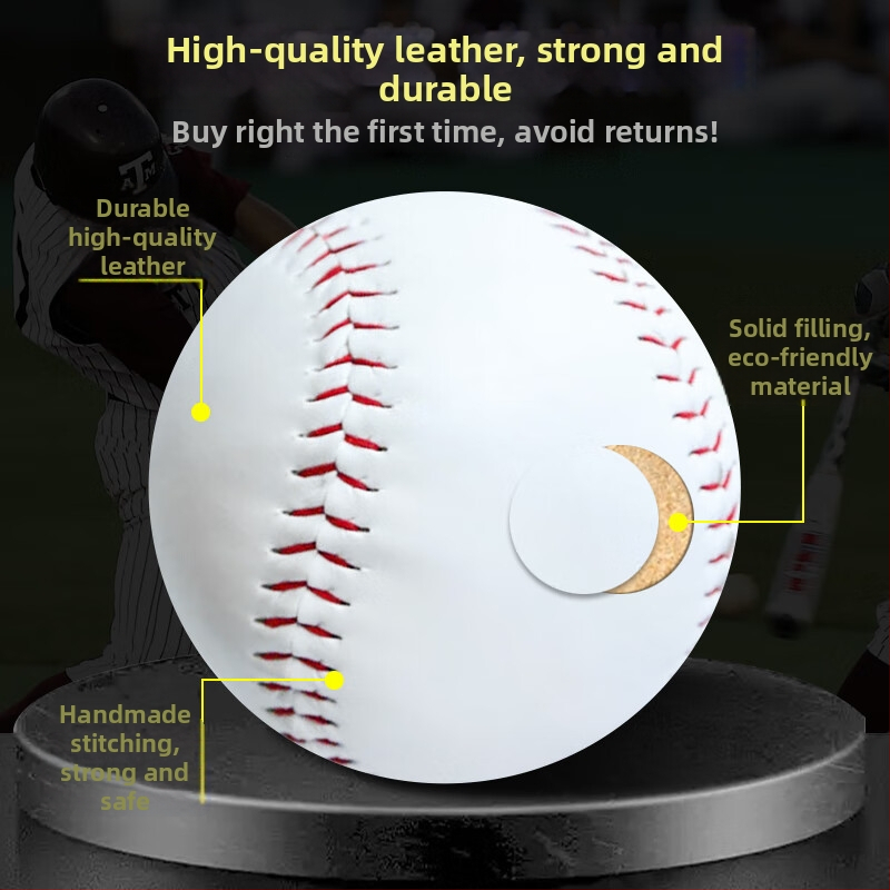 Mengtuojia Softball – kompresēts skaidu kodols, bērnu apmācību bumba, izturīga