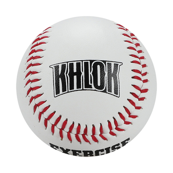 PVC baseball lopta za trening, s ravnim šavom i logom, za djecu i mlade, jezgra od drveta ili pjene, pogodna za baseball i softball