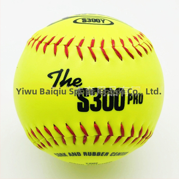 Softbola bumba S300Y – PVC, pielāgojama ar logotipa druku, augsta kvalitāte