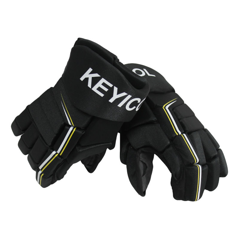 Ledo hokeja pirštinės – delno apsauga, poliesterio pluoštas, rankų apsauga, ledo sporto įranga