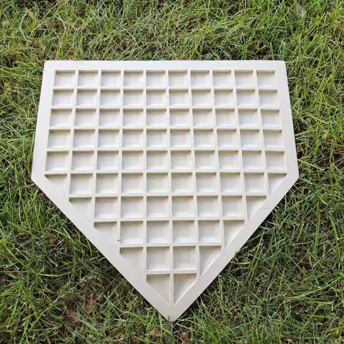 Set trenažnih podnih ploča za baseball i softball, četiri dijela, PVC materijal, mogućnost tiskanja logotipa, pogodan za treninge i natjecanja