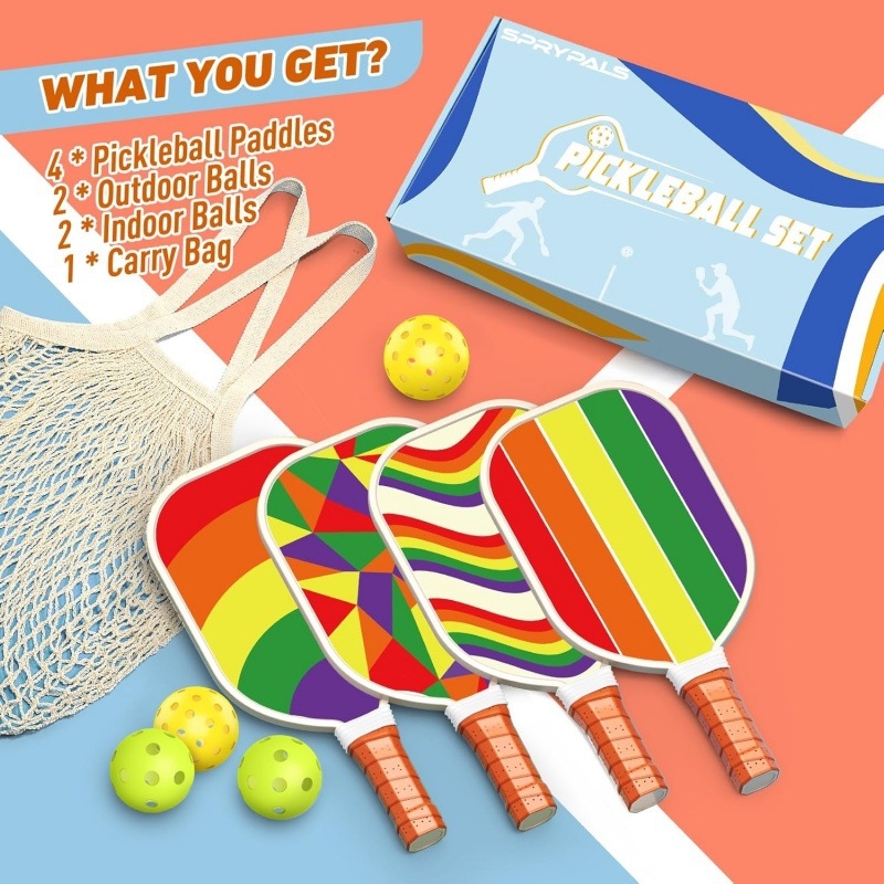 Pickleball nūja ar ģeometrisku drukas rakstu, oglekļa šķiedra, svars: vienošanās