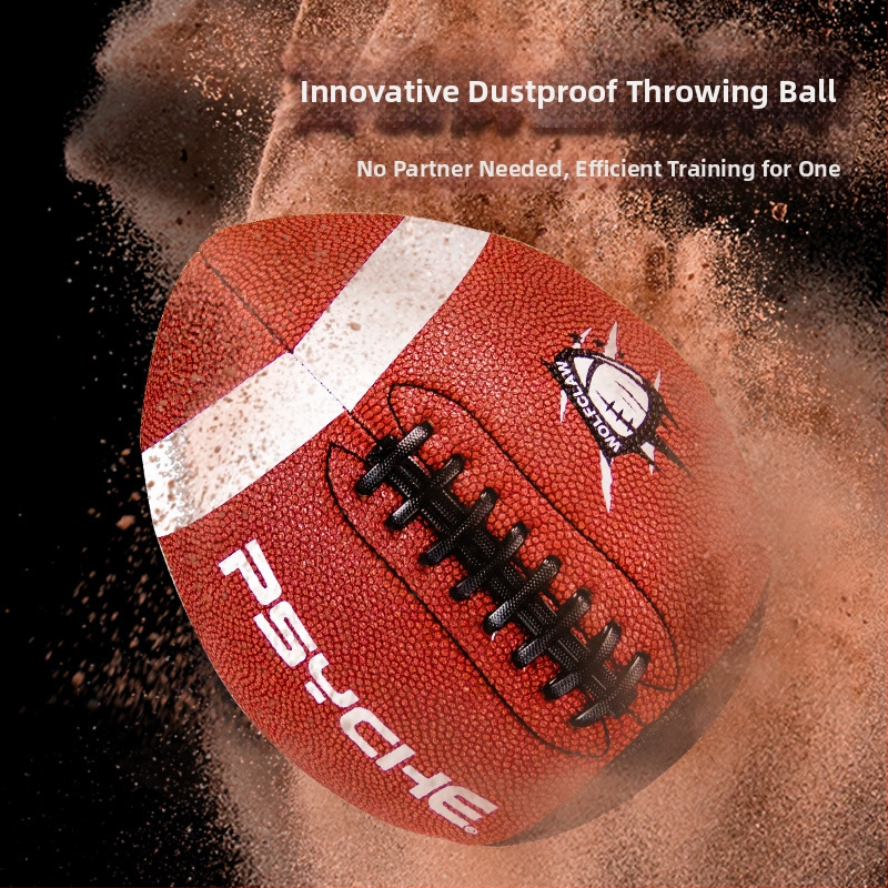 PU odos passback kamuolys, dulkių atsparus, siūtas mašininėmis siūlėmis, lauko quarterback treniruotėms