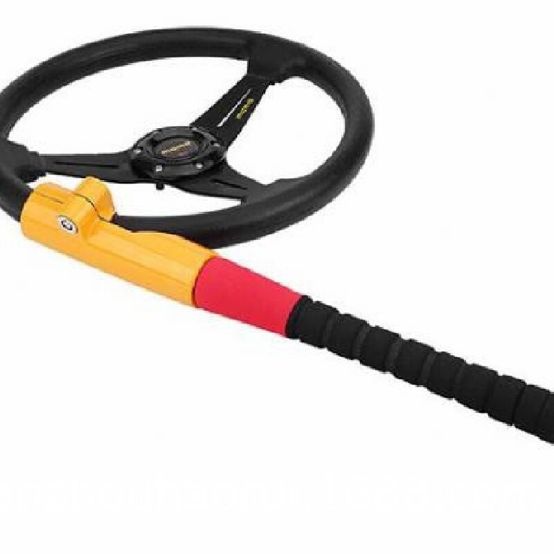 Autó kormányzár – többfunkciós, önvédelmi kialakítás, vasból készült test, zink ötvözetű zárcilinder, kompatibilis több modellhez