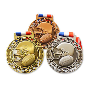 Регби медал от цинкова сплав с персонализируемо лого за училища и корпоративни тим билдинг събития