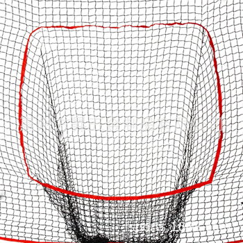 Prijenosna crvena mreža za baseball i softball za trening udaranja, unutarnja i vanjska uporaba, veličina 7×7 stopa