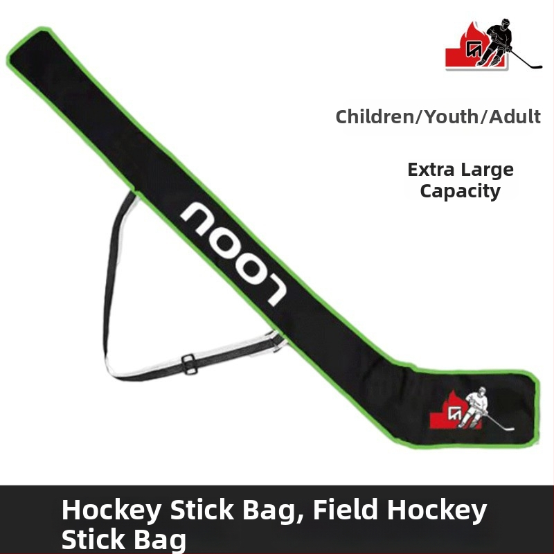 Hokeja nūju soma, PU materiāls, liela ietilpība, piemērota hokejam un ziemas sportiem (Zīmols Chiou; Drukāts logotips OK)