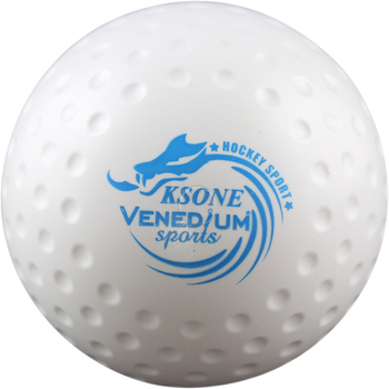 Μπάλα χόκεϊ σε γκαζόν με σχέδιο λακκούβων και δυνατότητα λογότυπου — KSONE, PVC, 160 g