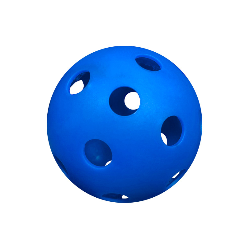 PE floorball lopta, 72 mm, hokej, šuplji dizajn, bez logotipa