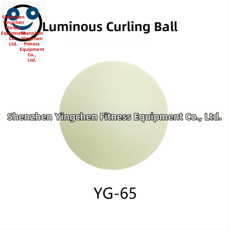 Svetlá PVC hokejová loptička pre hokej na ulici a ľadový hokej, 50 g, tvrdosť 60–70°, tlačené logo