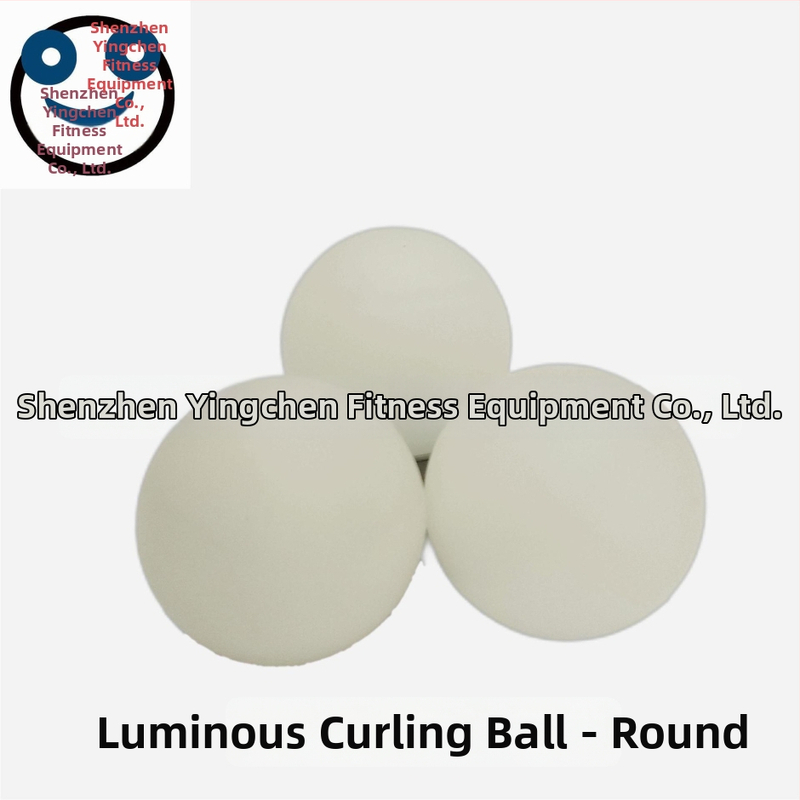 Svetlá PVC hokejová loptička pre hokej na ulici a ľadový hokej, 50 g, tvrdosť 60–70°, tlačené logo