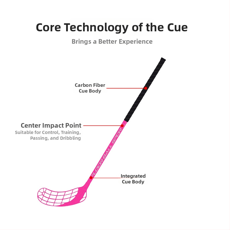 Üvegszálas és szénszálas hokibot padlós hokira és más labdajátékokra