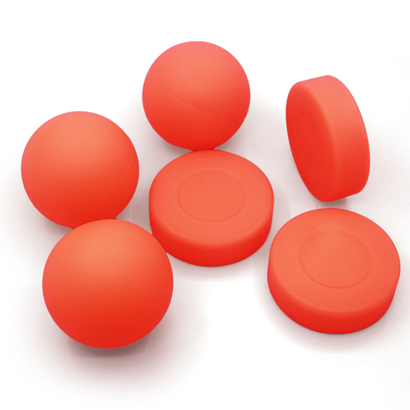 PVC hokeja bumba fascijas terapijai un ielu hokejam, pielāgota ar logotipa drukāšanu (Materiāls: PVC; Kategorija: Hokejs; Piemērošana: fascijas bumba, zāliena ielu hokejs, inline skati; Preces kods: Ygq)